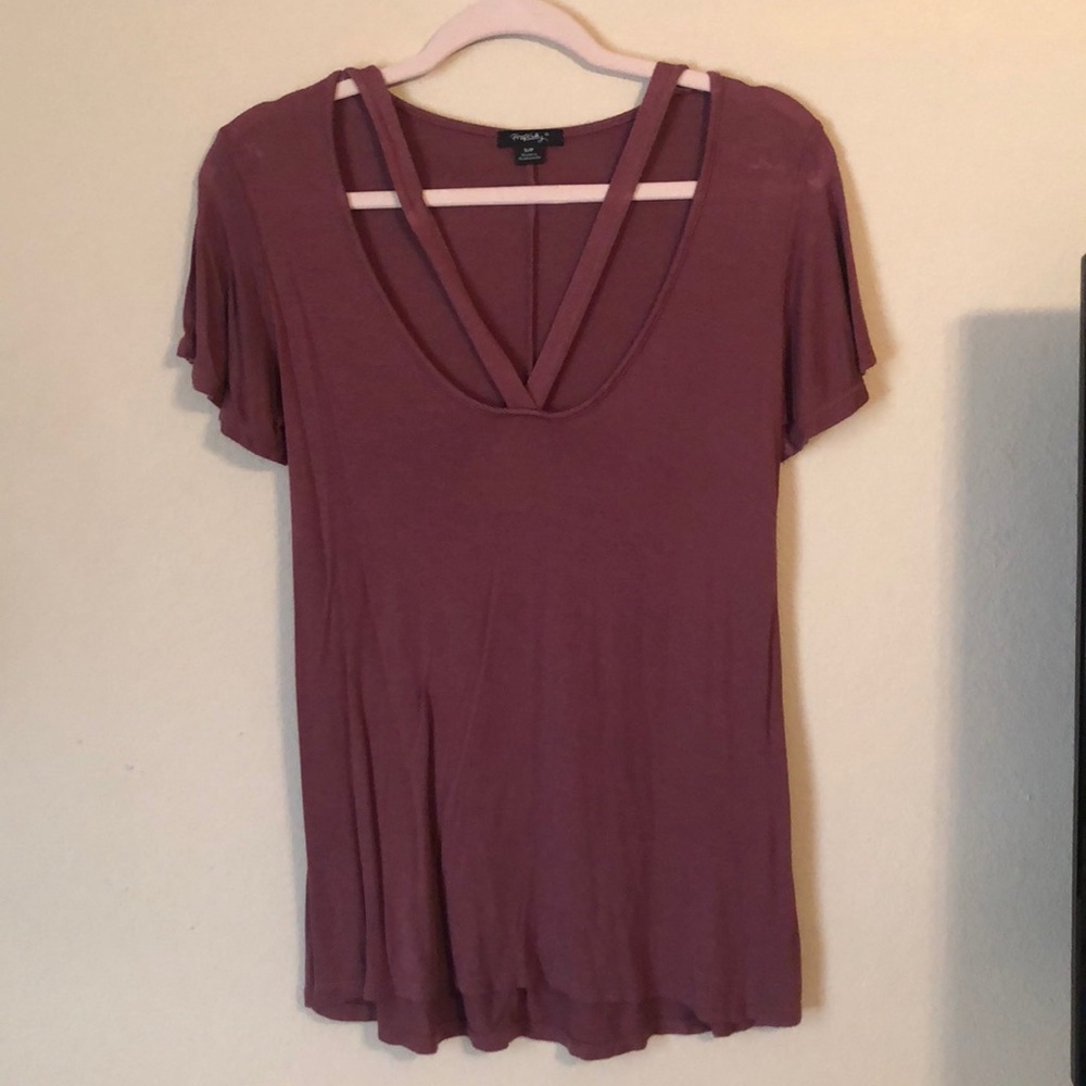 Maroon Tee